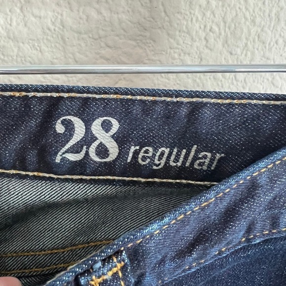 J. Crew Matchstick Jeans Women's 28 Slim Straight Leg Low Rise Dark Wash Stretch - Picture 6 of 6